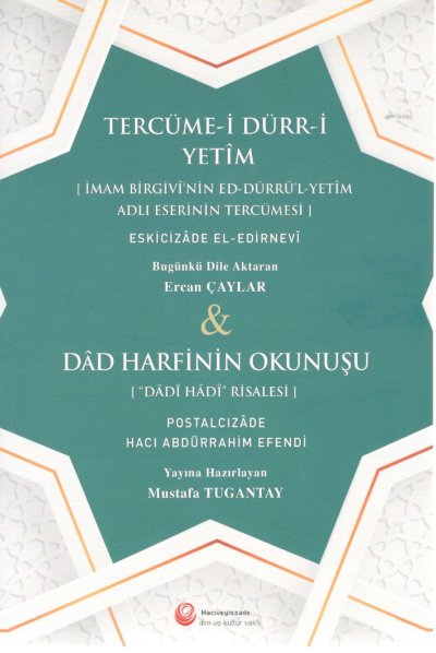 Tercüme-i Dürr-i Yetîm Ve Dâd Harfinin Okunuşu